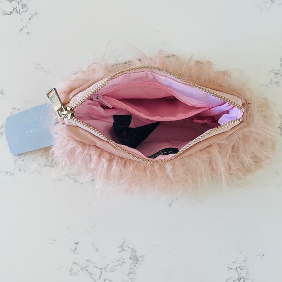 Zara light pink fuzzy purse - Picture 9 of 13